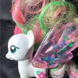 My Little Pony White Pony with Pink and Green Mane